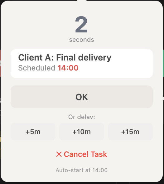 Auto-Start Countdown
